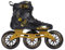 LIKU Performance 125 3WD Speed Inlineskates Unisex Schwarz & Gold Herren 8,5/Damen 9,5