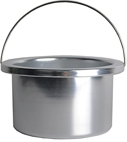 kowaku Pot intérieur de chauffe-cire, pot de cire en métal vide peut épilation bol de cire remplacement de machine de cire pot de fusion