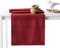 AmeliaHome Tischläufer 40x120 cm Lotuseffekt Wasserabweisend Schlangenhautmuster Bordeaux Vesta