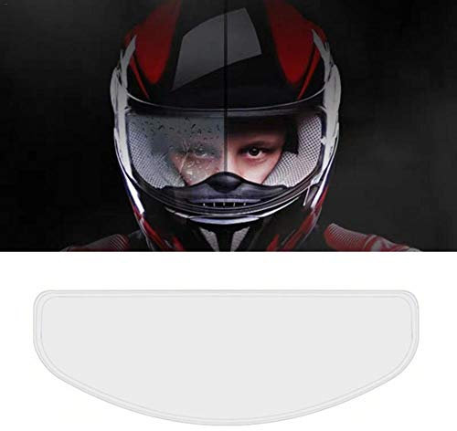 Motorradhelm Anti Fog Film Universal Helm Patch Folie, Ultra Clear Mist Visor Goggles Aufkleber, Universal Anti Fog Visier, Helm Insert Film für Fog City (Transparent)