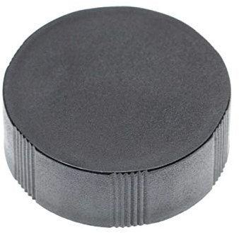 vhbw Objektivdeckel für 30mm Fernglas-Objektiven - Schwarz, Aufsteckbar
