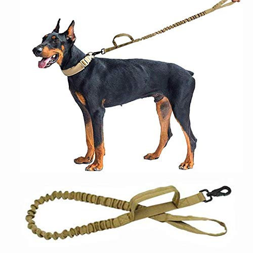 Laisse pour Gros Chien, Laisse Corde pour Chien avec Poignée Rembourrée Douce, 1,5 m Corde Laisse pour Tous Les Chiens de Taille