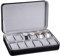 Guolich Uhr Aufbewahrungsbox Uhr Display Halter PU Lederschmuck Armband Kollektion Organizer mit Reißverschluss... (12 Slots)