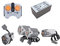 Power Functions Set, Motor Set with Remote Control, Battery Box, XL/M/Motor Compatible with Many Models