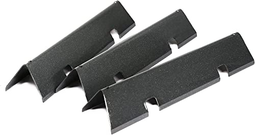 GFTIME Barre aromatizzanti 67045 per griglie a gas Weber Spirit I e II E210 S210 E220 S220, compatibili con Weber 7635, piastra di ricambio smaltata in porcellana, 1,5 mm