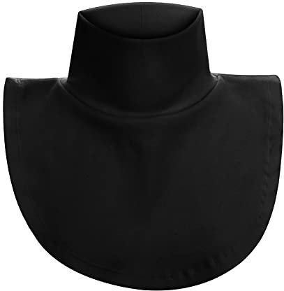 Lusofie Krageneinsatz Blusenkragen Einsatz Damen Falscher Rollkragenpullover krageneinsatz Damen Halbbluse mit Falschem Kragen aus Baumwolle Schulterwärmer Rollkragen Einsatz Priester Kragen
