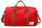 FANDARE Reisetaschen Sporttasche Damen Umhängetasche Herren Handgepäck Schultertasche Übernachtung Sporttasche Weekender Schwimmtasche Große Kapazität Trainingstasche mit Schuhfach Rot