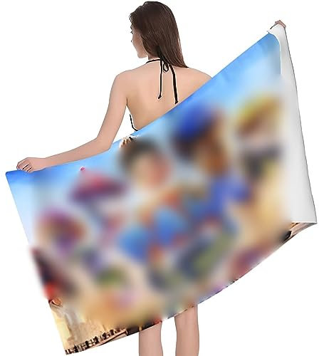 Cartoon Badehandtuch Towel Beach Cartoon Kinder-Badetuch platzsparende und schnell trocknend Schwimmtuch Microfibre Towels Nachhaltig Cartoon Zauberhandtuch 70 * 150cm