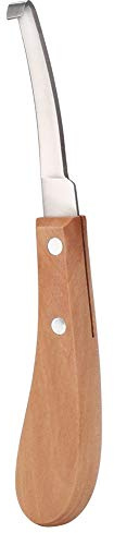 Cuchillo Pezuña Hoja Recta Acero para Mano Izquierda y Herrado