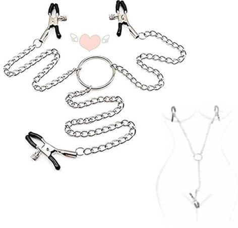 Dstymkler Collier en métal pour femmes, pince à broche, rencontres joyeuses outils de jeu accessoires