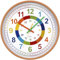 VINILITE Kinder Wanduhr ohne Tickgeräusche 30cm Bunt Zahlen Wanduhr zum Lernen für Schulanfänger Lautlos Kindergartenuhr Kinderzimmer, Wohnzimmer, Schlafzimmer