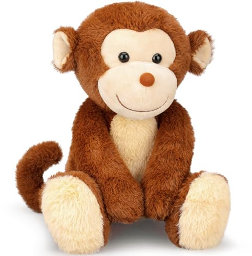 IKASA AFFE Kuscheltier Stofftier,32cm Plüschtier Plüsch Spielzeug,Geschenk für Kinder