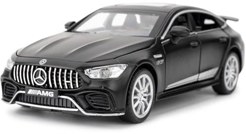 TGRCM-CZ 1/32 Diecast Auto Benz AMG GT63 Modell Auto Pull Back mit Sound und Licht Spielzeug Auto für Jungen Mädchen Erwachsene Geschenk(Schwarz)