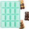 Wondercook - Moule en silicone pour patisserie 16 OURSONS en guimauve, chocolat, gateaux ou cake. Recettes offertes ! Qualité professionnelle