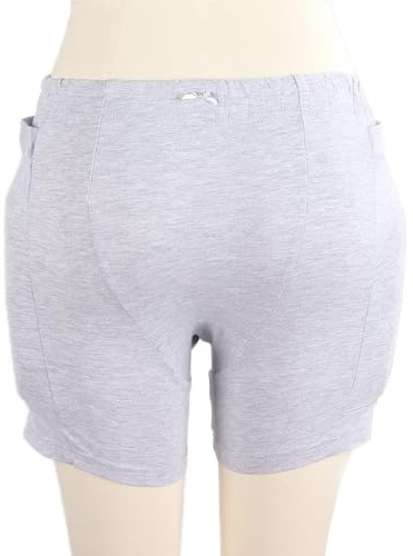 Elderly Hip Protective Shorts, Breathable Sweat Absorbing Safety Hip Protector Pants Anti-Fall Hip Protectors Pad Hip Support Hip Tailbone Gel Pad Protective Underwear(L)