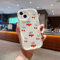 Ciliegia Custodia Onda Silicone Morbido Compatibile con Samsung Galaxy S21 Ultra Bianco Cover