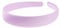 GIRLS School Uniform Birthday Party Wedding Dance Recital Play Flower Girl Special Occasion Hair Accessories Plain Satin 2cm Short Long Hair Headband Alice Band Hairband (Lilac, 2cm)