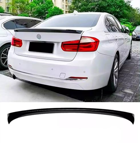 For Auto Perfectionists UK Rear Boot Spoiler Compatible With BMW 3 Series M3 F30 F80 2011-2019 CSL Style ABS Gloss Black
