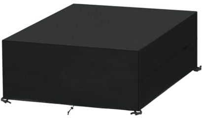 SanGlory Abdeckung für Gartenmöbel, 190x140x75cm Outdoor Abdeckhaube Gartenmöbel Schutzhüllen für Gartenmöbel Wasserdicht Gartentisch Abdeckung Winddicht Anti-UV Abdeckplanen für Loungemöbel