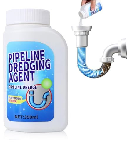 Powerful Pipe Dredging Agent,Sink Drain and Pipeline Dredging Agent,Powerful pipeline dredging agent,Drain Clog Remover Agent,for Kitchen and Toilet Pipelines Quick Cleaning