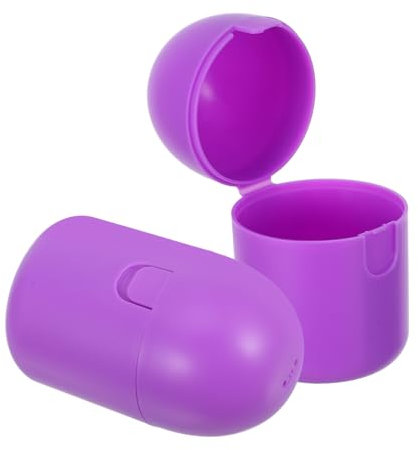 HOUDERCO 2stücke Aufbewahrungsbox Für Menstruationstassen Tragbare Wiederverwendbare Kunststoffhalterung Für Unterwegs Für Reisen Kompakte Elegantes Design