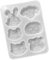 Silikonformen in Tierform, 6 Mulden, Seifenformen für handgefertigte Seife, Fondant, Silikon, Schokolade