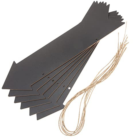 ibasenice 6 Pièces Panneaux Fléchés à Craie Panneaux De Direction Vierges Double Face Décorations Suspendues