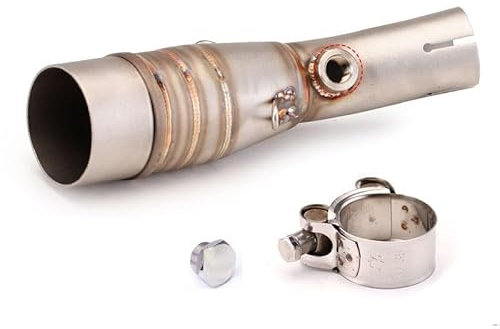 Motobike d'échappement Silencieux Silencieux d'échappement de Moto avec raccord intermédiaire de 51 mm pour Xmax 250 300 XMAX250 XMAX300 2017-2023