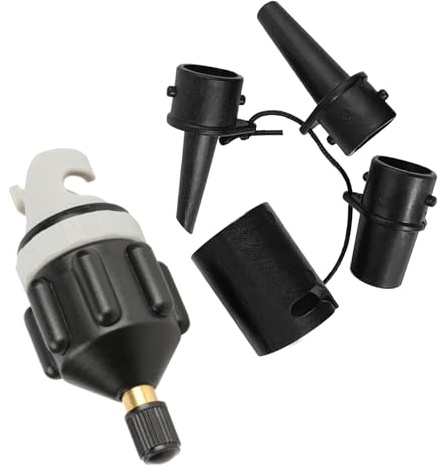 Duoleimi SUP Pumpe Adapter für Schlauchboot, Luftpumpe Adapter Set mit Boston-Ventil für Konventionelle Luftpumpen, Schlauchboot Ventil Aufsatz