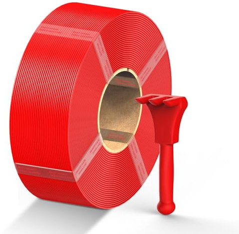 ANYCUIC PETG Filament 1.75mm Refill, 1KG Rot | Langlebig und Schlagfest 3D Drucker Filament, Wasser- und wetterbeständig