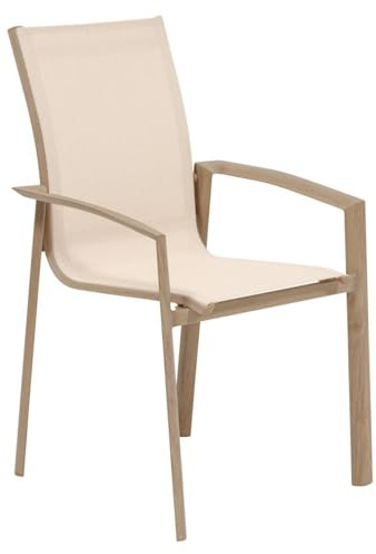 HESPERIDE - Fauteuil de Jardin axant Beige Lin/Miel