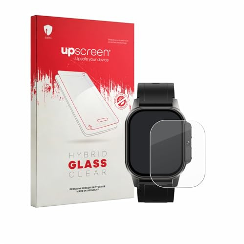 upscreen Schutzglas für Domino Watch DM62 Schutzfolie Panzer Folie Glas [Extrem Kratzfest 9H, Anti-Fingerprint, Ultra-Transparent]