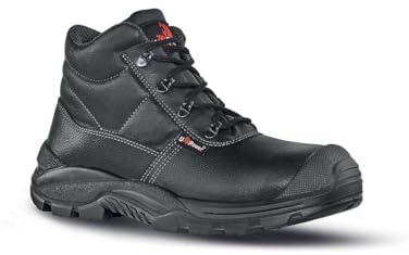 U-Power - Chaussures de sécurité hautes sans métal JAGUAR UK - Environnements humides - S3 SRC 35 Noir