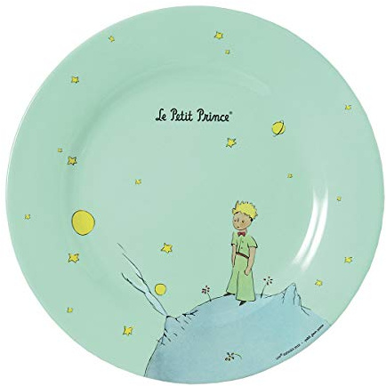 Petit Jour Paris - PP958VP - Assiette vert Le Petit Prince 23 cm - Parfaite pour les petits gâteaux!
