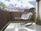 Polyrattan Sichtschutzmatte in Rattan-Optik PVC Sichtschutz Matte Sichtschutzzaun Balkongeländer Sichtschutzwand Balkonsichtschutz Balkon Zaun Windschutz OHNE Ösen (braun meliert, 300x100cm)