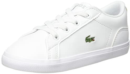 Lacoste - Zapatillas Unisex para niños, Wht, 19 EU