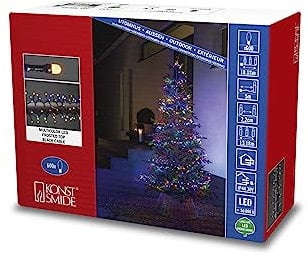 Konstsmide LED Fairy Lights - Indoor/Outdoor Use, Mains Powered - 600 String Lights for Christmas Decorations