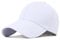 Bakicey Baseball Cap Unisex - Outdoor Sonnenhut Damen Herren Baumwolle Mütze Erwachsenen Casual Hip Hop Baseboard Kappe Verstellbar (Weiß)