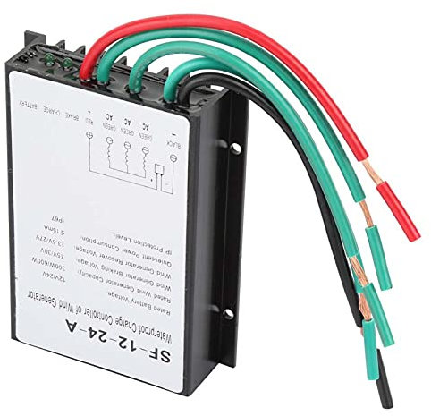 Windturbinen-Controller - 12V/24V 300W/600W Wasserdichter Windturbinen-Generator-Laderegler-Regler