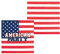 Set 20 Paper napkins 'AMERICAN PARTY' (33 x 33 cm)