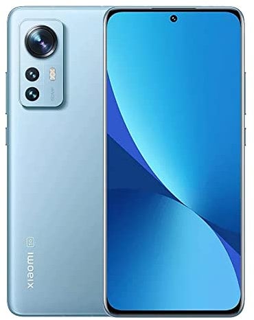 Xiaomi 12 5G Android Mobile Smartphone [8+256 GB] NFC, Dual-SIM, Snapdragon® 8 Gen 1, FHD+ 6,28 AMOLED DotDisplay, 4500 mAh Akku + 67 W Schnellladung + 50 W kabelloses Laden, Blau