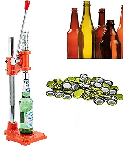 Bouchonneuse de bouteille de bière professionnelle, scellant de bouchon de bouteille de machine de bouteille manuelle, capsuleuse de bouteille de bière de banc 26 ~ 29 mm pour soda, boisson gazeuse