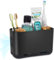 PARKMANI Zahnbürstenhalter, Elektrische Zahnbürste Halterung für Badezimmer Organizer, Abnehmbarer Zahnbürsten Organizer mit Abflussloch für Familie, Kinder (Black, Large)