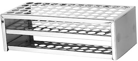 OUNONA 1 Stück Reagenzglas Rack Labor Röhrchen Regal Reagenzglas Aufbewahrungshalter Reagenzglas Halter Reagenzglas Organizer Labor Röhrchen Halter Labor Röhrchen Rack Reagenzglas