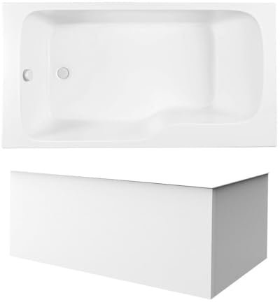 Pack baignoire bain douche 170 x 90 JACOB DELAFON Malice version gauche + tablier en angle
