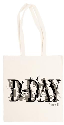 Suzetee Agust D D Day Beige Einkaufstasche Wiederverwendbare Tragetasche