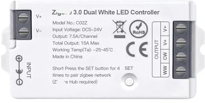 GNTFHCZXX 1 Pcs Smart Dimmer Schalter Dimmbare RGBCCT LED Streifen Licht Controller RGB Controller COB LED Dimmer Licht Zubehör(CCT Controller)