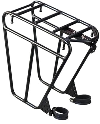 kowaku Bike Front Rack Carrier Cargo Pannier Adults Carrying Metal Bag Luggage Shelf Bicycle Front Fork Rack for Bicycle Shopping