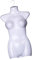 Perfeclan Hängende Schaufensterpuppe, weiblicher Körper, Torso, Kleiderpuppe, Requisite, Schaufensterpuppe mit Kleiderbügel, Haken für Kostüme, Schlafanzüge, Höhe 67.5cm