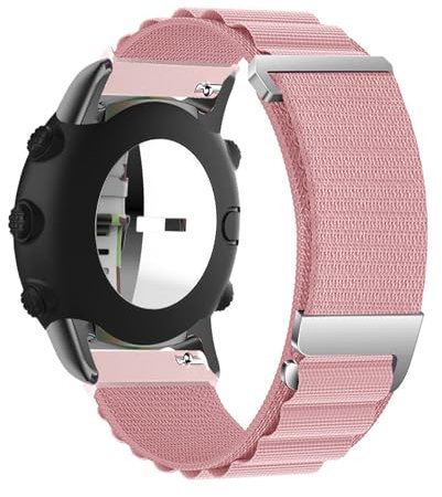 KUWAI Sportarmband Kompatibel mit Suunto CORE Armband, Weiches Nylon Geflochten Ersatzarmbänder mit Verstellbares Metall G-Haken Armband für Suunto CORE Atmungsaktiv Uhrenarmband für Damen Herren (9)